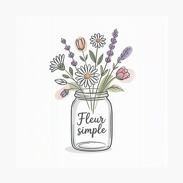 Aperçu de l'œuvre Fleur Simple. créée et vendue par MarillionFan.