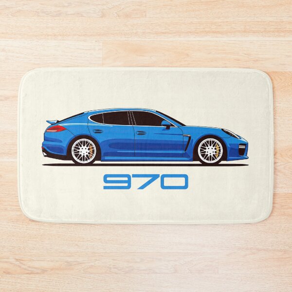 Item preview, Blue Porsche 970 Panamera illustration designed and sold by blackdogshop.