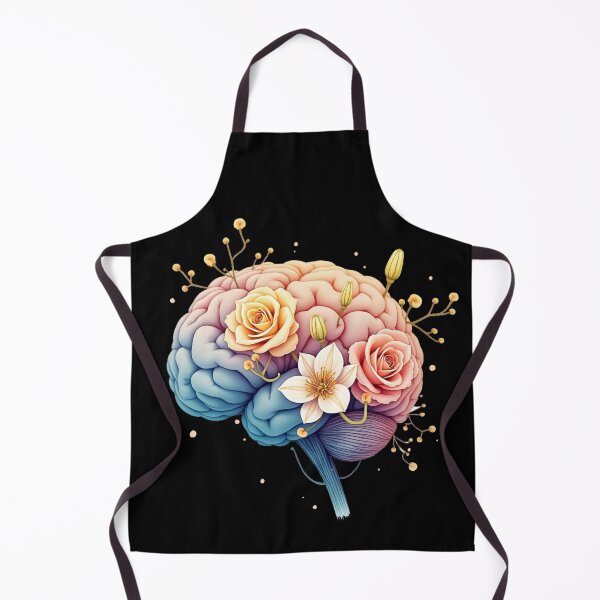 Item preview, Floral Brain Anatomy – Botanical Neuroscience Art designed and sold by medicalzone.