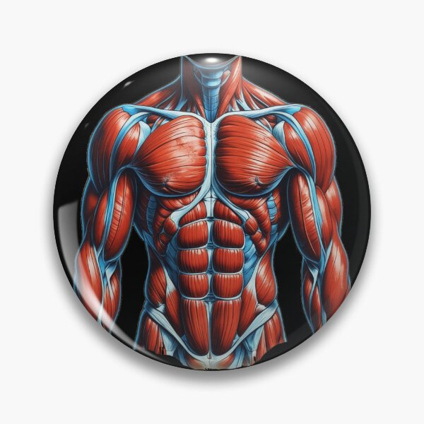 Item preview, Ultimate Muscular System Anatomy Illustration – Human Body Muscle Map for Fitness & Medical Enthusiasts designed and sold by medicalzone.