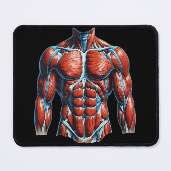 Item preview, Ultimate Muscular System Anatomy Illustration – Human Body Muscle Map for Fitness & Medical Enthusiasts designed and sold by medicalzone.