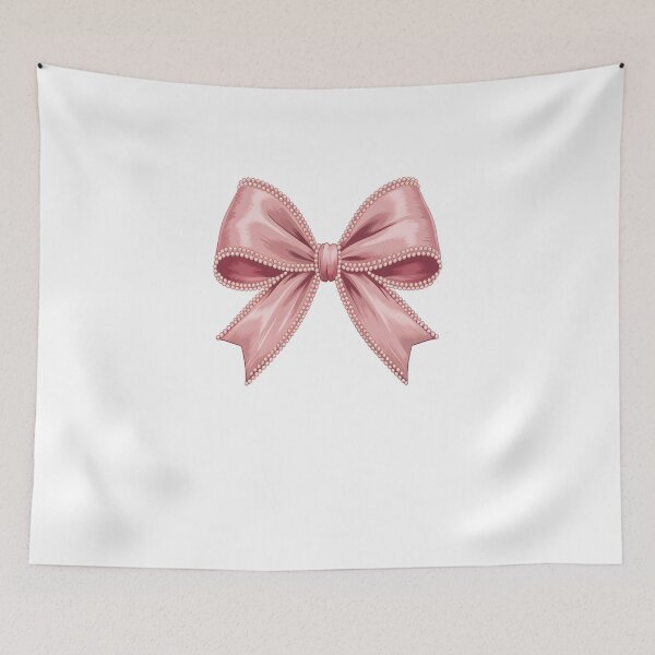 Item preview,  Elegant Pink Satin Bow Sticker designed and sold by stylishsketcher.