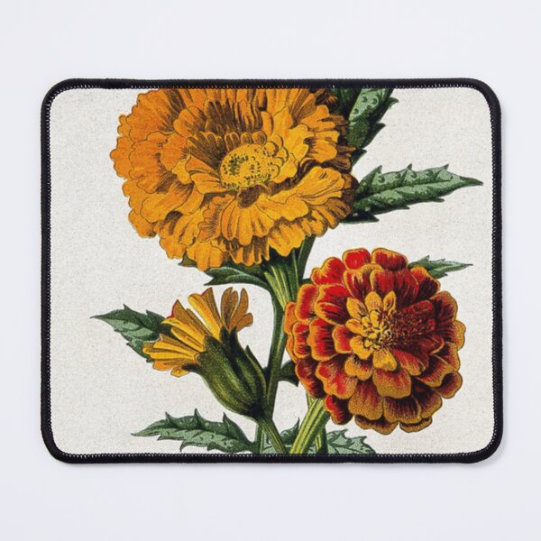 Item preview, Botanical Marigold designed and sold by BlueSpecsStudio.