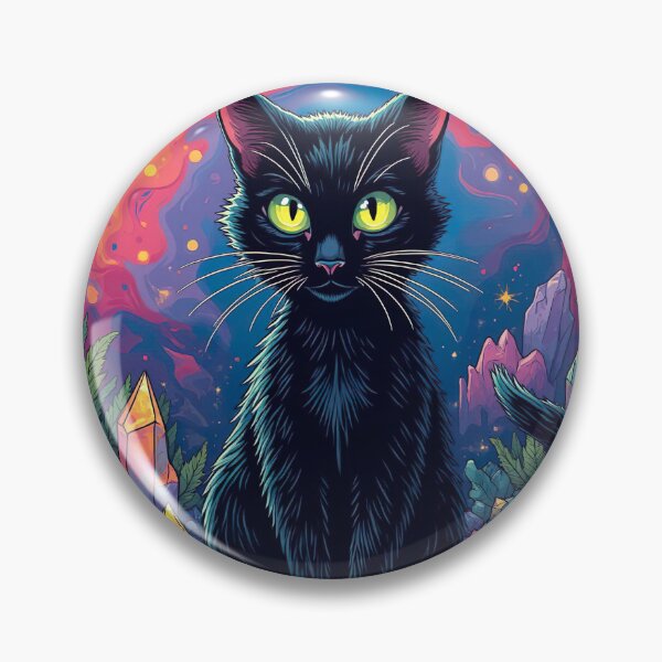 Item preview, Crystal Moon Cat designed and sold by LemonheadLaurasArt.