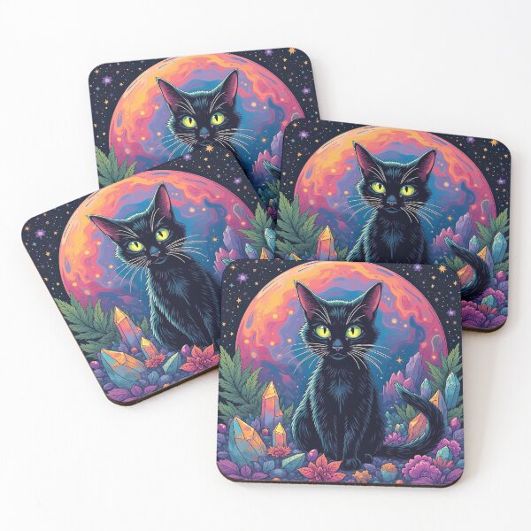 Item preview, Crystal Moon Cat designed and sold by LemonheadLaurasArt.