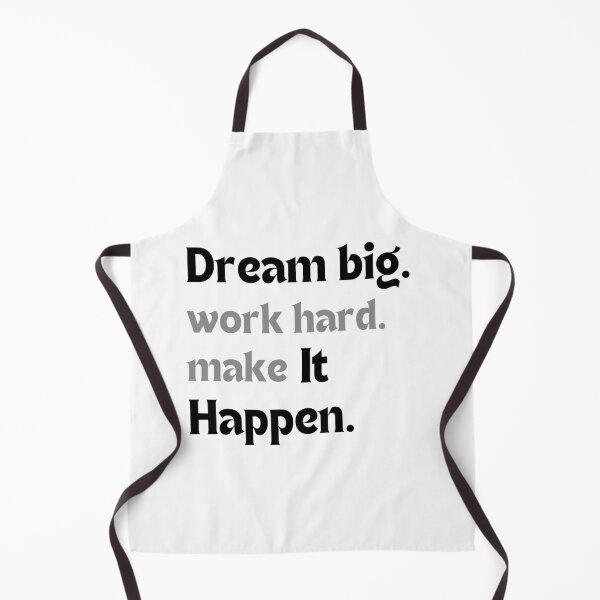 Item preview, Dream big. Work hard. Make it happen. – Motivational Quote Design designed and sold by MakeMyDaze.