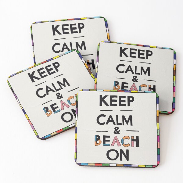 Item preview, Keep Calm & Beach On designed and sold by PhiraBrand.