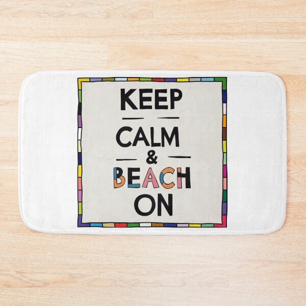 Item preview, Keep Calm & Beach On designed and sold by PhiraBrand.