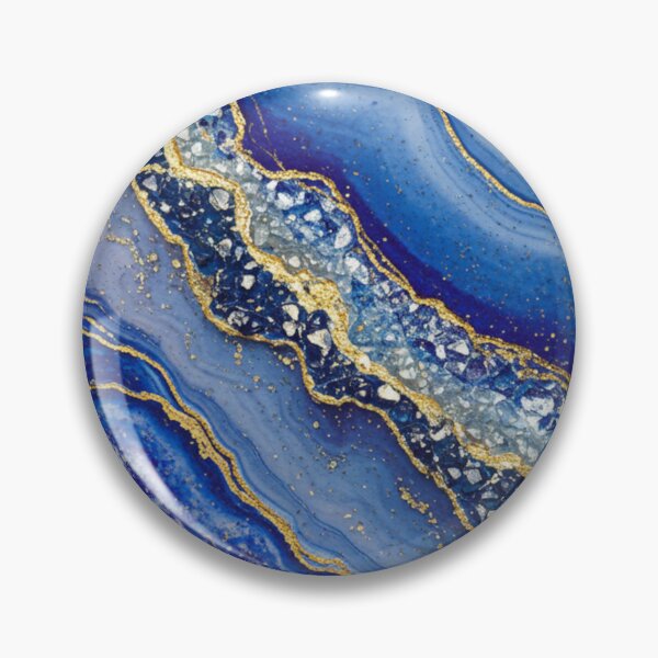 Item preview, Cobalt Crystalline Waves designed and sold by GemShimmerCo.