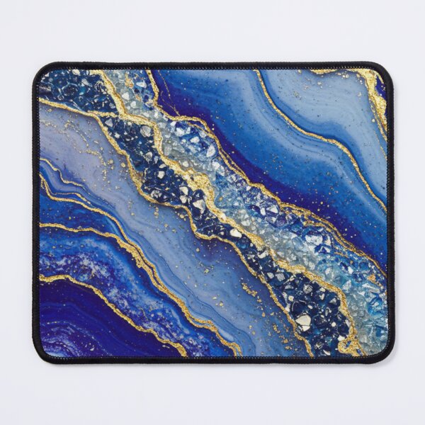 Item preview, Cobalt Crystalline Waves designed and sold by GemShimmerCo.