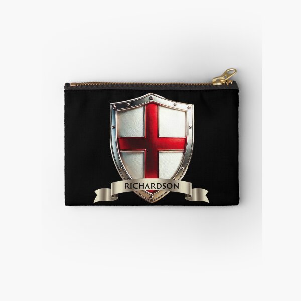 Item preview, Richardson English Shield Silver Lion Heads with St Georges Cross designed and sold by Highlandkings.
