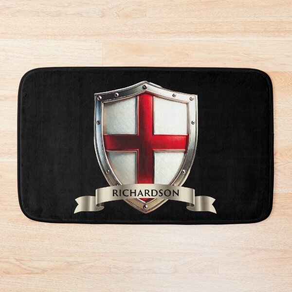 Item preview, Richardson English Shield Silver Lion Heads with St Georges Cross designed and sold by Highlandkings.