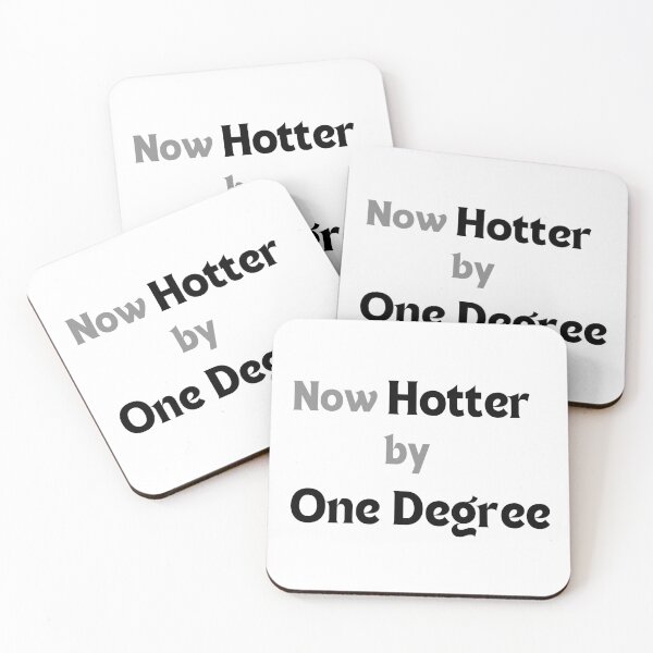 Item preview, Now hotter by one degree – Graduation Humor  designed and sold by MakeMyDaze.
