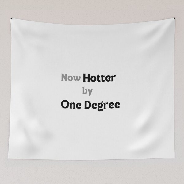 Item preview, Now hotter by one degree – Graduation Humor  designed and sold by MakeMyDaze.