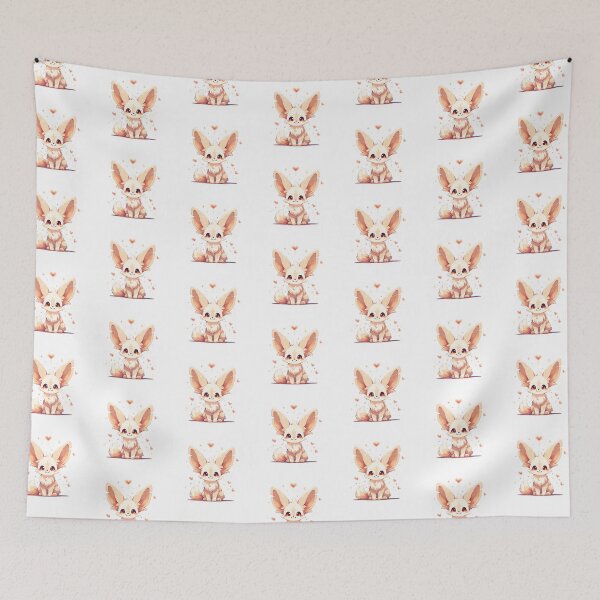 Item preview, Cute & Lovely Chibi Fennec Fox designed and sold by ArtstyleAlchemy.