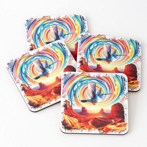 Item preview, Mystical Hummingbird in the Southwest  designed and sold by NativeGraffix.