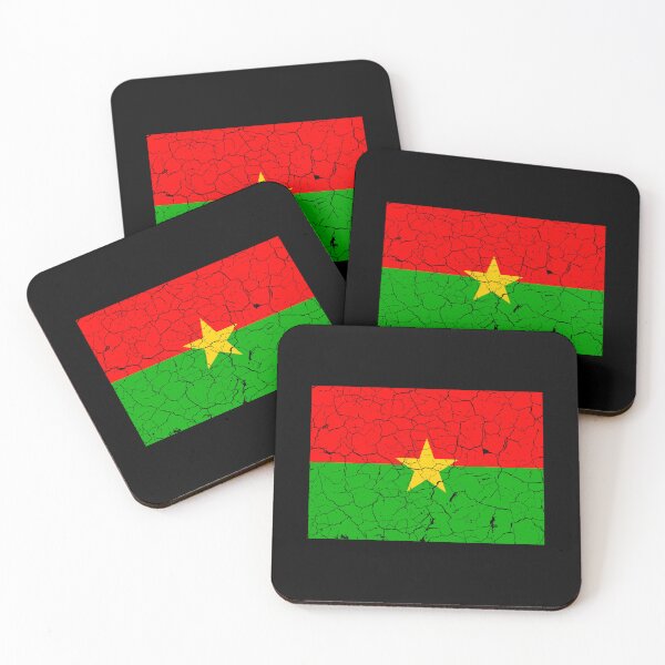 Item preview, Burkina Faso Flag Vintage T-shirt designed and sold by EthosWear.