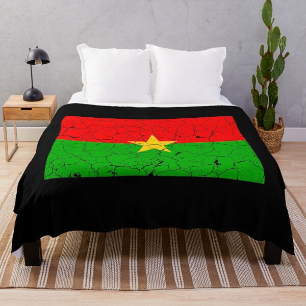Item preview, Burkina Faso Flag Vintage T-shirt designed and sold by EthosWear.