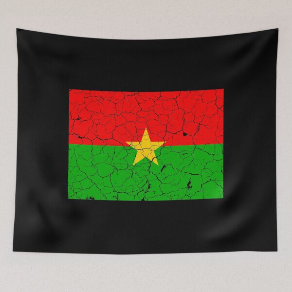 Item preview, Burkina Faso Flag Vintage T-shirt designed and sold by EthosWear.