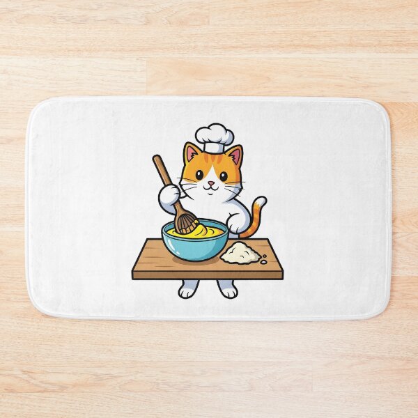 Item preview, Cat Baker | Cute Cartoon Baking Cat with Sweet Treats and Whiskers designed and sold by HighrockDesigns.