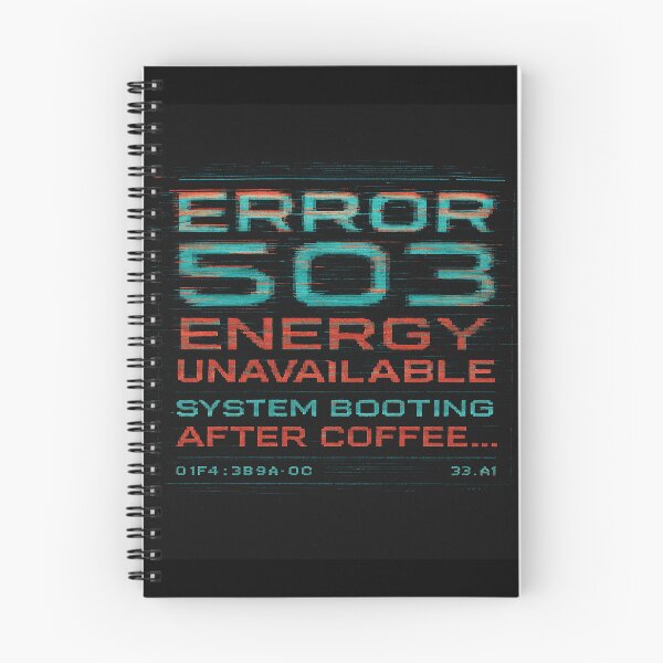 Item preview, Error 503: Energy Unavailable Poster designed and sold by MarinaBlackArt.
