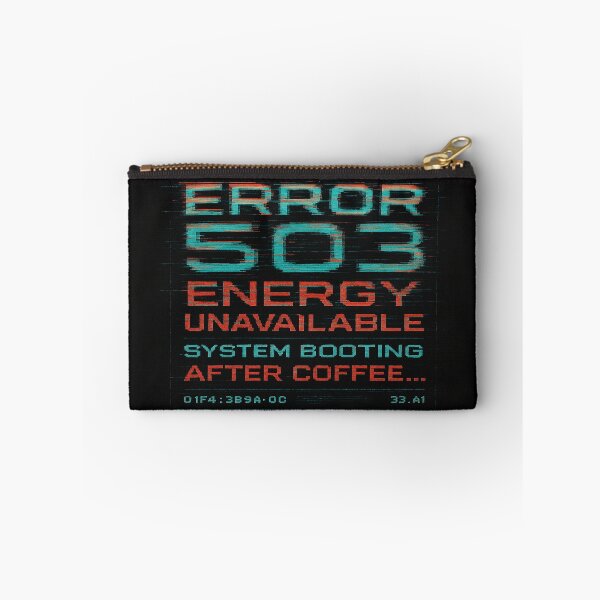Item preview, Error 503: Energy Unavailable Poster designed and sold by MarinaBlackArt.