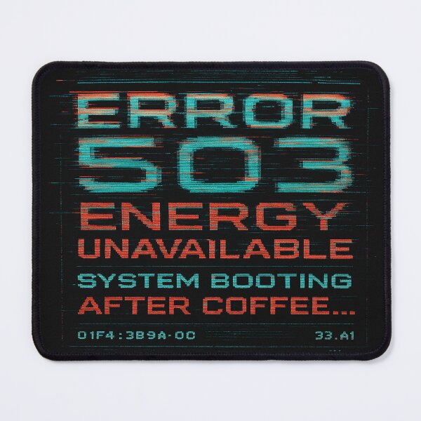 Item preview, Error 503: Energy Unavailable Poster designed and sold by MarinaBlackArt.