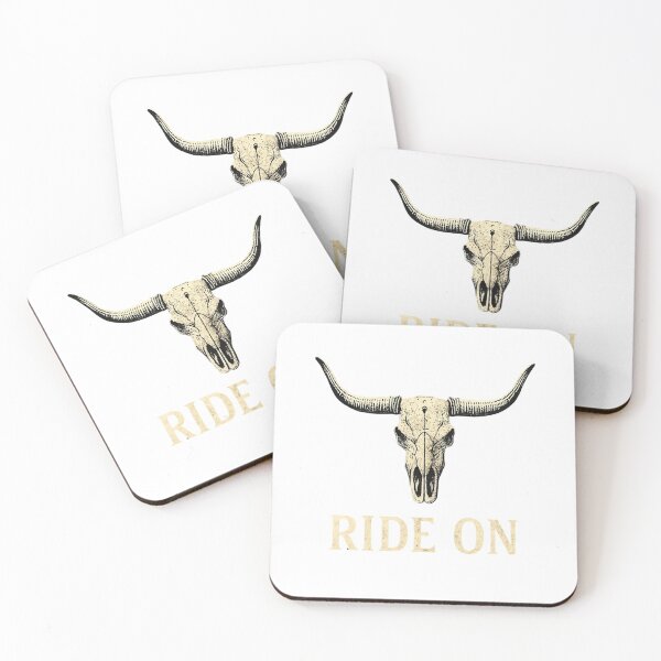 Item preview, Vintage Bull Skull | Western Cowboy Ranch Design - Ride On designed and sold by Flying Penguins.