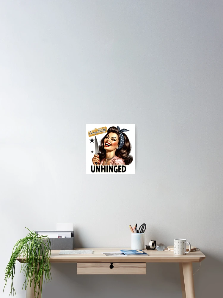 Thumbnail 2 of 3, Poster, Unhinged designed and sold by RuthFurtado.