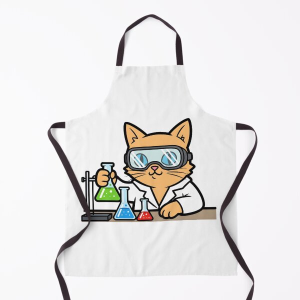 Item preview, Cat Scientist | Cute Cartoon Science Cat for STEM Lovers and Nerdy Gifts designed and sold by HighrockDesigns.