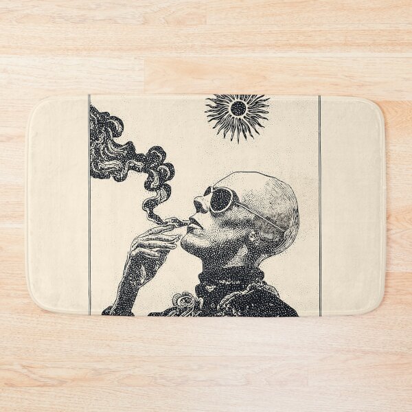 Item preview, Hunter S. Thompson Surreal Smoking – Psychedelic Sun Art designed and sold by Mystikos Art.