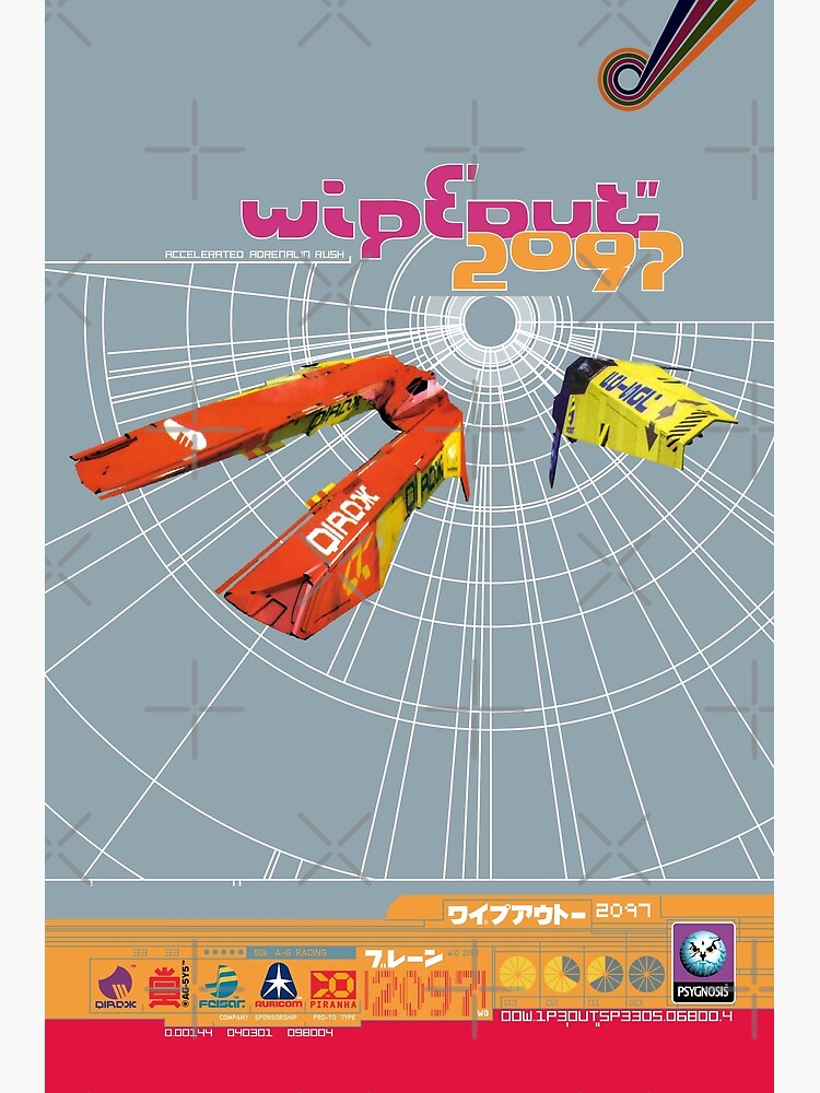 Thumbnail 3 of 3, Poster, Wipeout 2097 - F5000 - Coverart designed and sold by Radmessages.