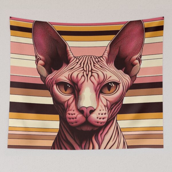 Artikelvorschau, Sphinx-Katzenkunst entworfen und verkauft von FloridaWildOnes.