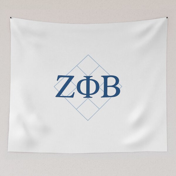 Item preview, ZΦB with Diamond Glow – Geometric Sorority Pride designed and sold by summer-loving.