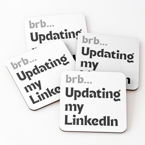 Item preview, BRB... updating my LinkedIn – Graduation Humor designed and sold by MakeMyDaze.