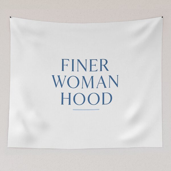 Item preview, Finer Womanhood – Modern Zeta Sorority Typography designed and sold by summer-loving.