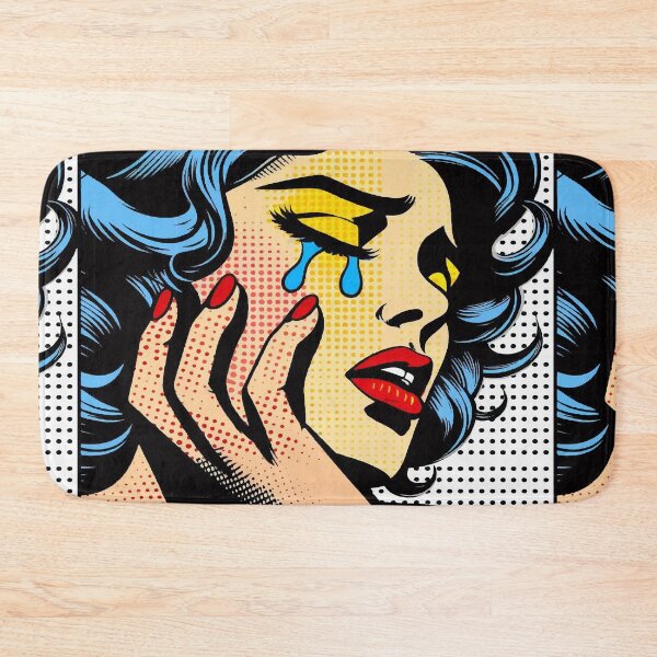 Item preview, Pop Art Comic Girl – Retro Emotional Woman Illustration, Girlie Pop Slay designed and sold by  Ojo de Lilith.