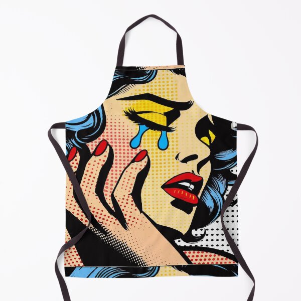 Item preview, Pop Art Comic Girl – Retro Emotional Woman Illustration, Girlie Pop Slay designed and sold by Ojo de Lilith.