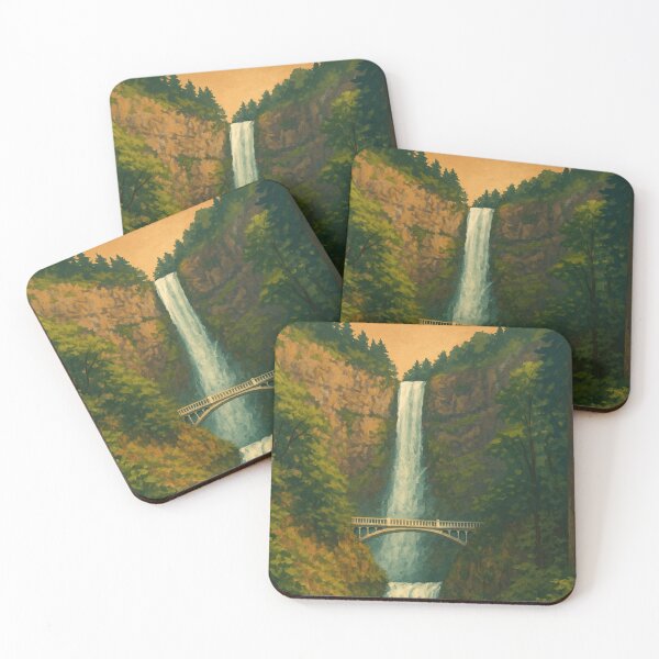Item preview, Multnomah Falls Oregon Autumn Scene designed and sold by Places On Earth.