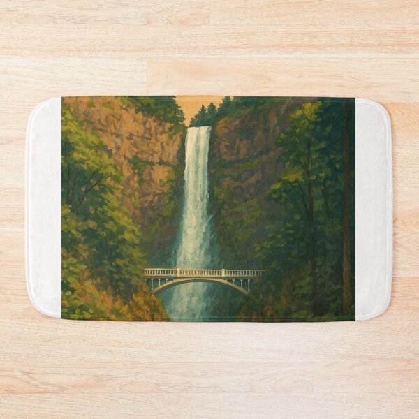 Item preview, Multnomah Falls Oregon Autumn Scene designed and sold by Places On Earth.