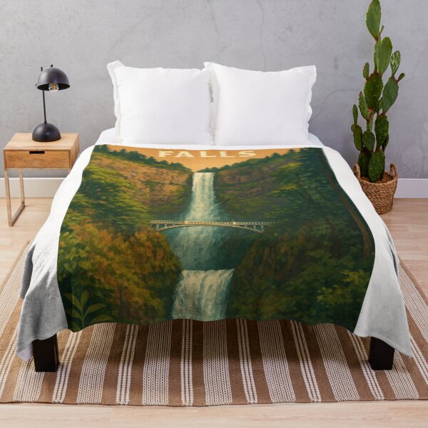 Item preview, Multnomah Falls Oregon Autumn Scene designed and sold by Places On Earth.