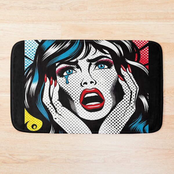 Item preview, Pop Art Comic Girl – Retro Style Emotional Woman Illustration Girlie Pop Slay designed and sold by  Ojo de Lilith.
