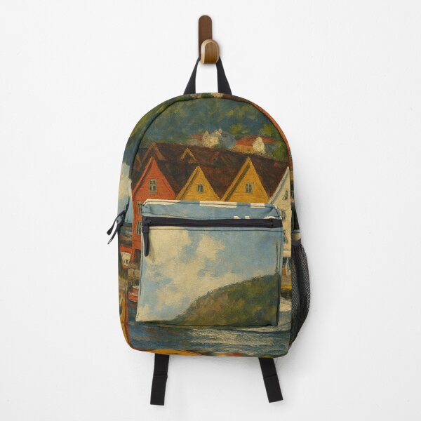 Item preview, Bergen Norway Bryggen Waterfront designed and sold by Places On Earth.