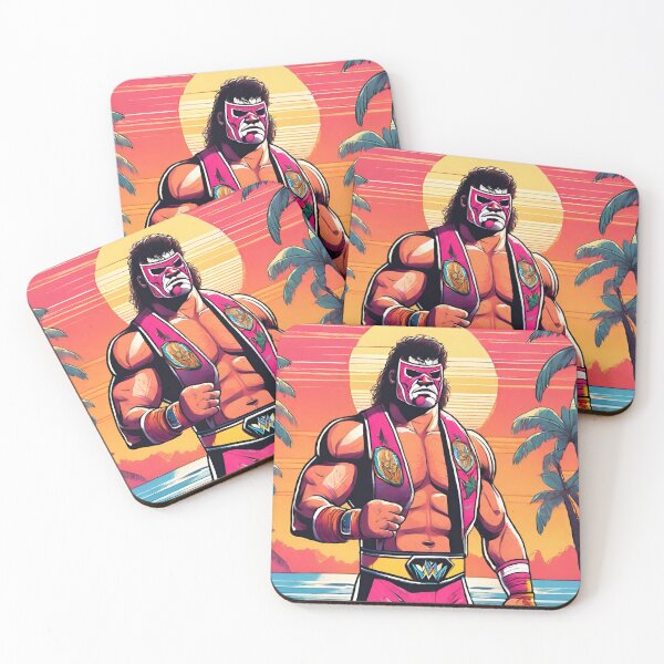 Item preview, 80's Pro Wrestling Tropical Luchador designed and sold by GleamingGiant.