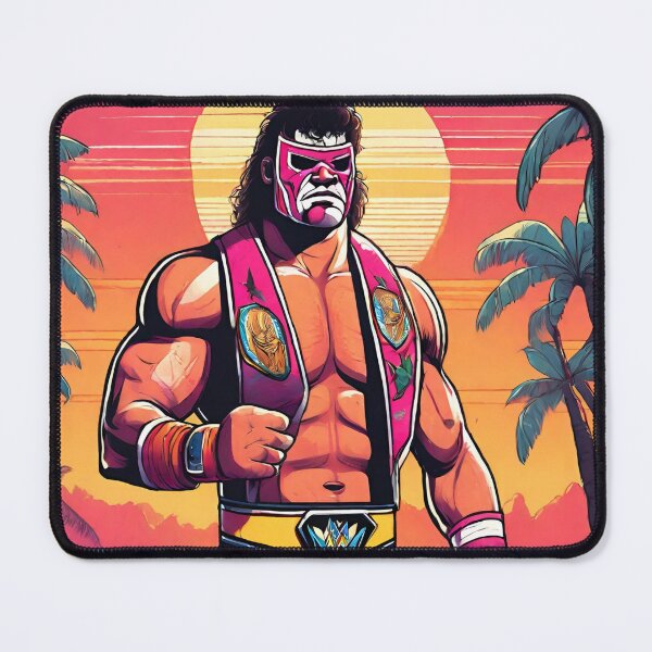 Item preview, 80's Pro Wrestling Tropical Luchador designed and sold by GleamingGiant.