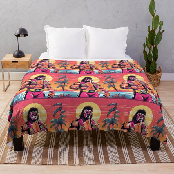 Item preview, 80's Pro Wrestling Tropical Luchador designed and sold by GleamingGiant.