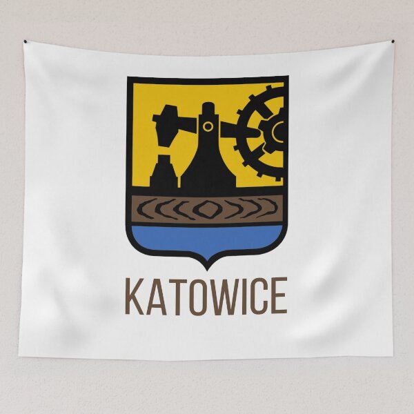 Item preview, Katowice Poland Coat Of Arms designed and sold by jeshands.