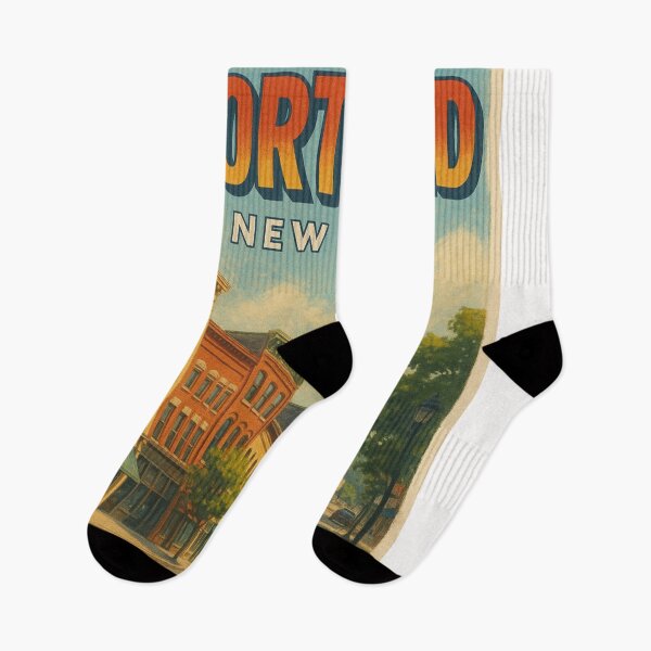 Item preview, Cortland New York Downtown View designed and sold by Places On Earth.