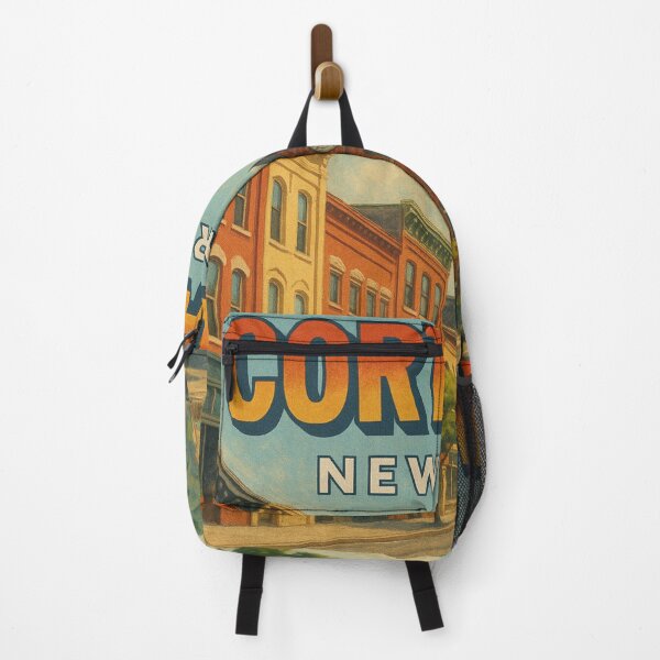 Item preview, Cortland New York Downtown View designed and sold by Places On Earth.
