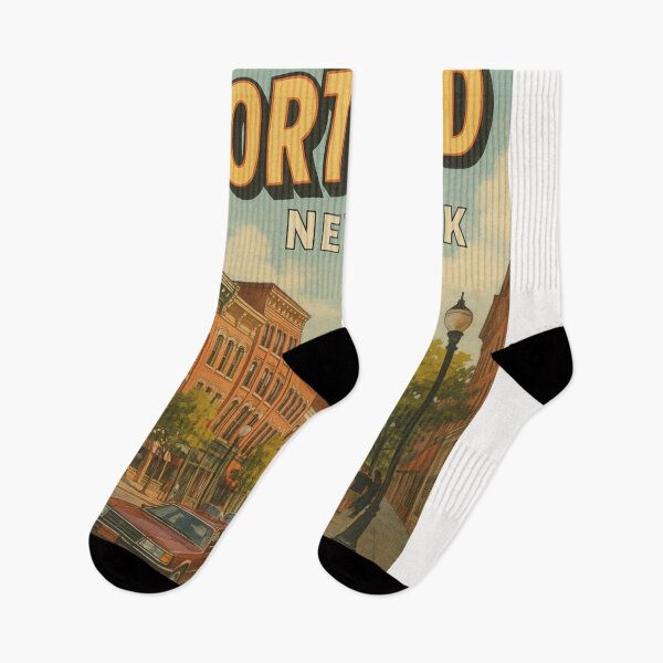 Item preview, Cortland New York Streetscape designed and sold by Places On Earth.